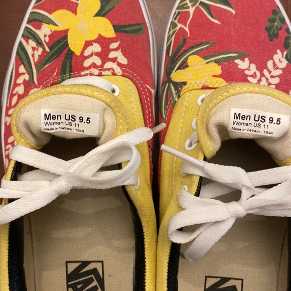 Vans Floral Print Mens 9.5 - Picture 7 of 7